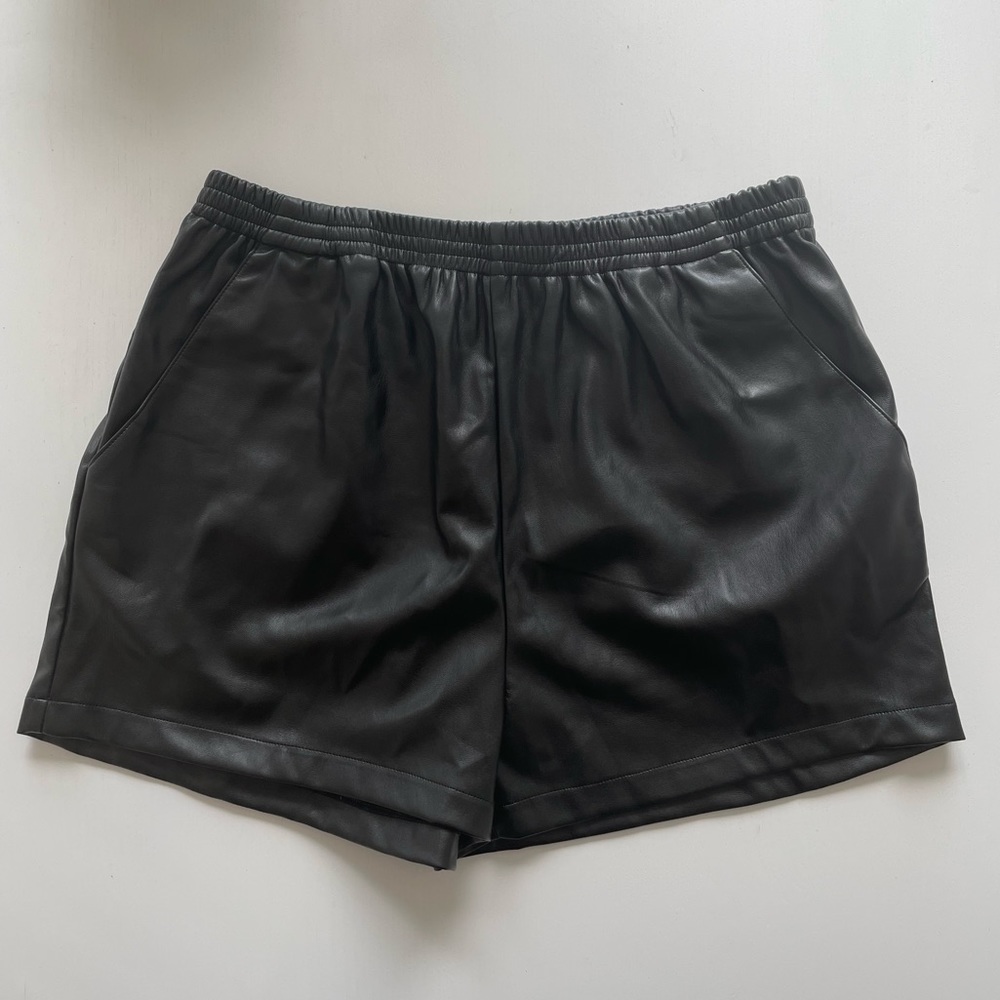 Lulus Faux Leather Shorts